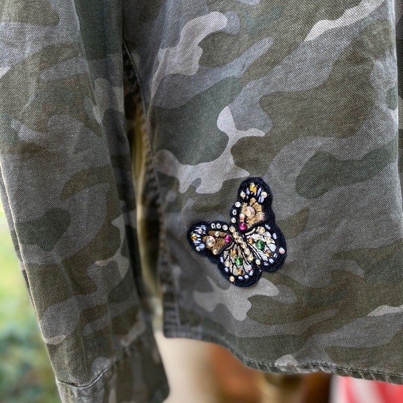 Repurposed Dolly Parton shirt with rhinestones - Picture 3 of 10